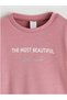 M1 Sezon Pink Printed Baby Girl Soft Touch Sweatshirt and Sweatpants - 4