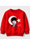 Sweatshirt with Atatürk and Flag Prints, Signed, May 19, Children's Sweatshirt - 3