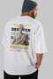 Demeter 1 Mythology Back Printed White Oversize T-Shirt Men Women Cotton Crew Neck Tshirt - 7