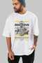 Zeus 1 Mythology Front Printed White Oversize T-Shirt Men Women Cotton Crew Neck Tshirt - 7
