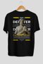 Demeter 2 Mythology Back Printed Black Oversize T-Shirt Men Women Cotton Crew Neck T-Shirt