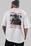 Hades 1 Mythology Back Printed White Oversize T-Shirt Men Women Cotton Crew Neck Tshirt - 5