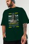 Medusa 4 Mythology Front Printed Green Oversized T-Shirt Men Women Cotton Crew Neck T-Shirt - 3