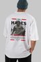 Hades 3 Mythology Back Printed White Oversize T-Shirt Men Women Cotton Crew Neck T-Shirt - 6