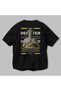 Demeter 2 Mythology Back Printed Black Oversize T-Shirt Men Women Cotton Crew Neck T-Shirt - 3