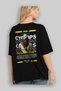 Cyclopes 1 Mythology Back Printed Black Oversize T-Shirt Men Women Cotton Crew Neck T-Shirt - 4