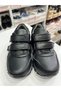 Genuine Leather Black Children's Sports School Shoes - 3