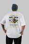 Minotaur 2 Mythology Back Printed White Oversize T-Shirt Men Women Cotton Crew Neck T-Shirt - 2