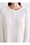 Esvab • Modern & Distinctive Zero Roba Collar Women's Nightgown - 3