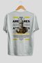 Ares 2 Mythology Back Printed White Oversize T-Shirt Men Women Cotton Crew Neck Tshirt