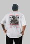 Hades 3 Mythology Back Printed White Oversize T-Shirt Men Women Cotton Crew Neck T-Shirt - 2