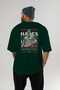 Hades 2 Mythology Back Printed Green Oversize T-Shirt Men Women Cotton Crew Neck Tshirt - 5