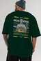 Hera 2 Mythology Back Printed Green Oversize T-Shirt Men Women Cotton Crew Neck Tshirt - 6