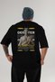 Demeter 1 Mythology Back Printed Black Oversize T-Shirt Men Women Cotton Crew Neck T-Shirt - 2