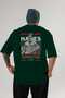Hades 2 Mythology Back Printed Green Oversize T-Shirt Men Women Cotton Crew Neck Tshirt - 2
