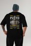 Plato 2 Mythology Back Printed Black Oversize T-Shirt Men Women Cotton Crew Neck Tshirt - 2