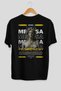 Medusa 4 Mythology Back Printed Black Oversize T-Shirt Men Women Cotton Crew Neck Tshirt