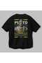Plato 2 Mythology Back Printed Black Oversize T-Shirt Men Women Cotton Crew Neck Tshirt - 3