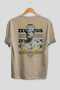 Zeus 2 Mythology Back Printed Beige Oversize T-Shirt Men Women Cotton Crew Neck Tshirt
