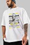 Zeus 2 Mythology Front Printed White Oversize T-Shirt Men Women Cotton Crew Neck Tshirt - 3