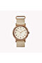 Women's Pink Fabric Watch, Cream Dial | Tw2r92400