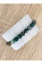 Real mossy agate stone bracelet-mkt.1.101.71 relaxing, stress relief, energy bracelet - 3