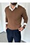 V-Neck Knitwear Sweater - 2