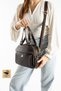 Brown Faux Leather Women's Hand Shoulder and Crossbody Bag