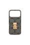 Gray Card Holder Strap Phone Case Dk384 iPhone 17 Promax - 2