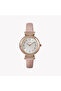 Women's Rose Gold, Pink Leather | Tw2w96300