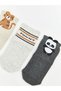 Rmz Gi̇yi̇m Farkiyla Embroidered Baby Boy Socks 3-Piece Set - 3
