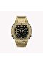 Men's Gold Stainless Steel Watch, Black Dial | Tw2v84500