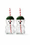 2-Pack Barista Glass Cold Drink Cup Bearista Cup with Cute Teddy Bear 550 ml - 6