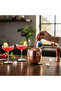 Copper Cocktail Glass with Straw - 4