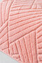 6 Pieces 50X90 cm Modern Embossed Pattern Hand and Face Towels 100% Organic Cotton - 5