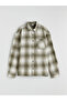 Sparkling Choices from Shining Store Checked Embroidered Boys' Lumberjack Shirt