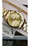 New Model Stone Women's Wristwatch with Two-Tone Strap + Bracelet Gift - 2