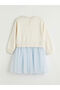 Sparkling Choices by Shining Store Girls' Dress with Snow Princess Printed Tulle Skirt - 3