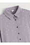 Esvab • Modern & Distinctive Checkered Embroidered Stoned Girls' Shirt - 2