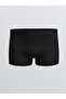Black Large Size Standard Fit Cotton Stretch Men's Boxer 3-Pack - 2