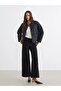 Black Wideleg Women's Jeans - 5
