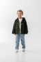Ivory Buttoned 3-Piece (Jacket; Sweatshirt; Trousers) Holiday Boy's Suit