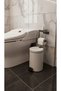 Modern Metal Toilet Paper Holder with Shelf |   Minimal & Durable Bathroom Accessory - 2