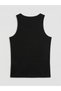 Black U-Neck Men's Undershirt 3-Piece Set