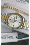 New Model Zircon Stone Gold Silver Color Steel Cord Women Wristwatch-Water Way Bracelet Gift - 6