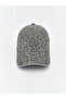 Anthracite Leopard Patterned Women's Cap Hat