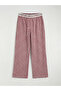 Ecru Crew Neck Printed Girls' Pajama Set
