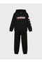 Black Hooded Boy's Tracksuit Set - 5