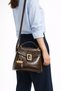 Marsali Women's Hand and Shoulder Bag with Zipper, Brown - 2