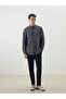 Nevavm Regular Fit Long Sleeve Plaid Gabardine Men's Shirt with Difference - 2